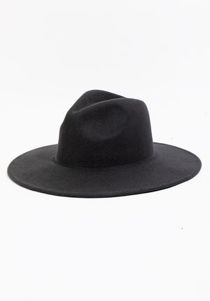 Dark Grey Wool Hat