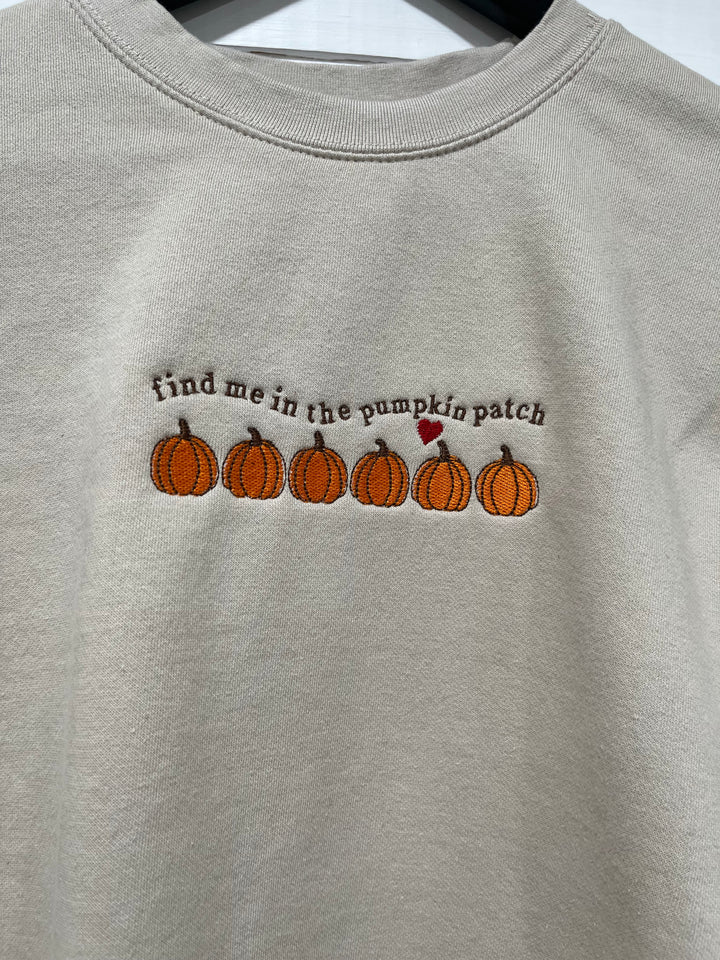 Find Me In The Pumpkin Patch Sweatshirt